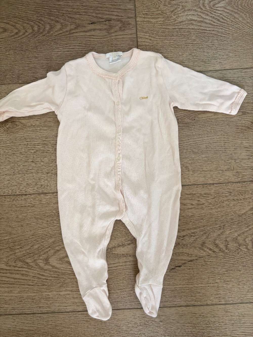 Chloe baby girl stretchie